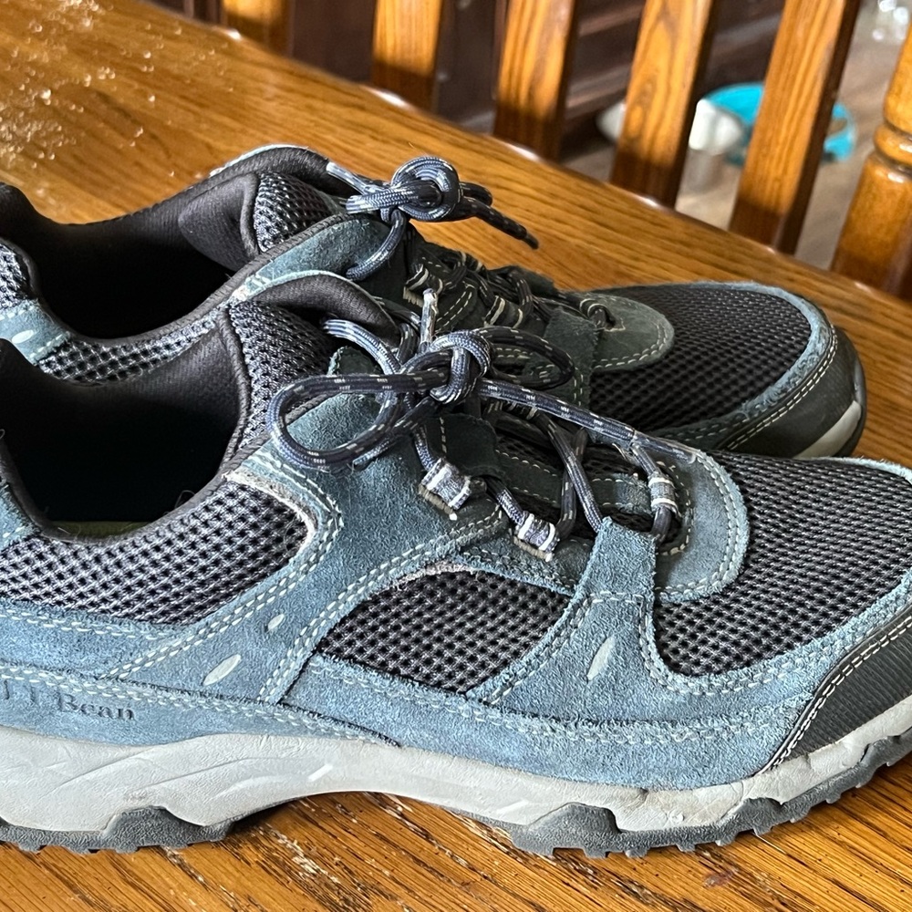 L.L. Bean Black and Gray Athletic Shoes with Rugged Design